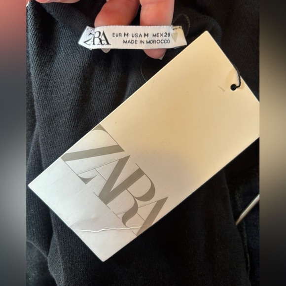 NWT Zara Ruched Mock tank sz M - Picture 4 of 5